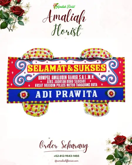 Papan Bunga Ucapan Selamat Nikogwe
